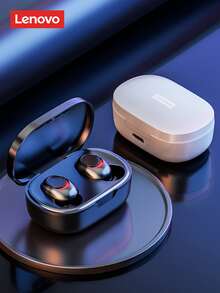 Thinkplus PD1X Wireless Headset Super-Small Portable Charging Case, Built-In Microphone - White - View 3