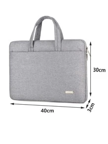 1PC13 "14" 15 "Waterproof Computer Mobile Phone Digital Ipad Multi-Function Large Capacity Portable Storage Bag For Men And Women Daily Commute Convenient Laptop Bag, Laptop Bags,Laptop Briefcases Compatible With Macbook - Grey - View 3