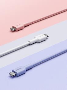 JMMO Type-C 数据线，USB A 转 Type C 快速充电数据线，USB C 转 USB A 充电线，480Mbps 数据传输，兼容 USB-C 设备 6.6 英尺/2 米 15W 5V/3A 礼物，秋冬必备 - 粉色 - 查看 8