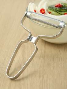 1pc Stainless Steel Peeler For Fruit, Carrot, Vegetable, Potato, Multi-purpose Cabbage Planer, Vegetable And Fruit Peeler, Kitchen Gadget