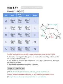 1 Bộ Áo Liền Quần Thú Cưng Thêu Hình Gấu Hoạt Hình, Quần Áo Thú Cưng Ấm Áp Cho Chó & Mèo Trung Bình Nhỏ - Nhiều màu - Xem 3