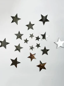 20入組/套星形創意鏡子墻貼