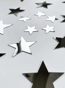 20入組/套星形創意鏡子墻貼