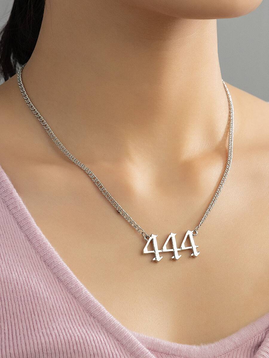 Number Pendant Necklace | SHEIN USA