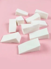 10pcs White Simple Nail Buffer Sanding Block Files Sponge Nail Polisher Professional Manicure Tools For Acrylic Nails Care For Optimum Natural Nail Care