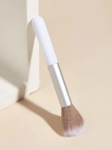 1 brocha portátil para resaltar y brocha para rubor - Blanco - Ver 3