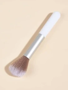 1 brocha portátil para resaltar y brocha para rubor - Blanco - Ver 4