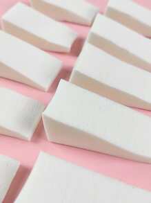 10pcs White Simple Nail Buffer Sanding Block Files Sponge Nail Polisher Professional Manicure Tools For Acrylic Nails Care For Optimum Natural Nail Care