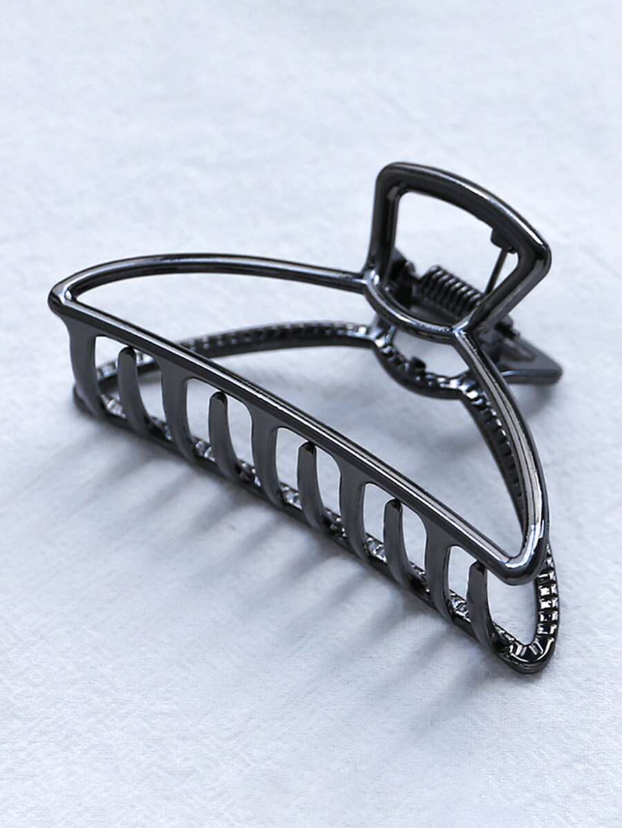 Garra de pelo semicircular - Negro - Ver 1