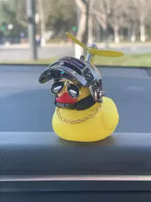 Adorno de coche con diseño de pato, pato de goma - Amarillo - Ver 1