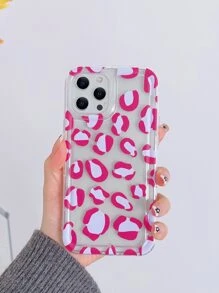 1 x Vỏ điện thoại in hình da báo trong suốt - Nhiều màu - Xem 1