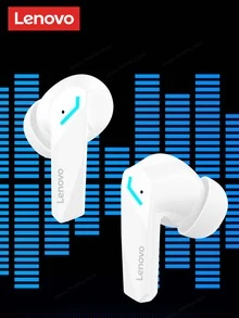 联想 Gm2pro 入耳式运动防噪游戏无线耳机，低延迟，适合电子竞技 - 白色 - 查看 4