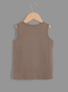 Toddler Boys 3pcs Solid Tank Top - Multicolor - View 5