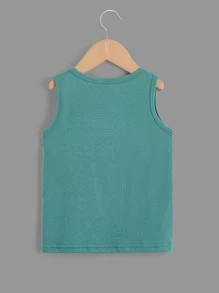 Toddler Boys 3pcs Solid Tank Top - Multicolor - View 8