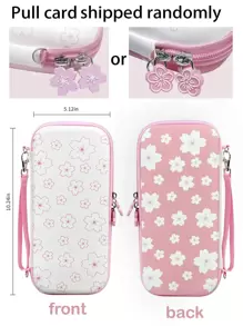 5pcs Double-sided Floral Pattern Bag Compatible With Nintendo Switch - Multicolor - View 5