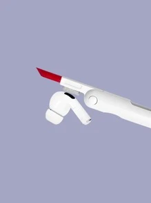 Limpiador de auriculares de 1 pieza compatible con AirPods - Blanco - Ver 2