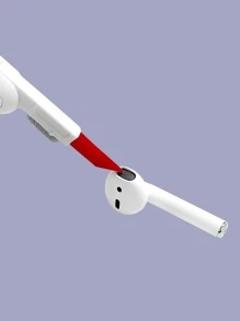 Limpiador de auriculares de 1 pieza compatible con AirPods - Blanco - Ver 4