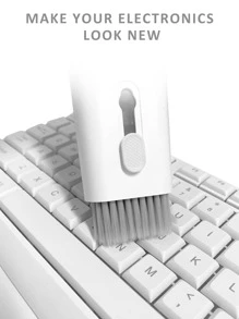 Limpiador de auriculares de 1 pieza compatible con AirPods - Blanco - Ver 7