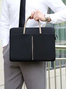 Bolsa resistente al agua para laptop compatible con Macbook - Negro - Ver 2