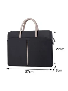 Bolsa resistente al agua para laptop compatible con Macbook - Negro - Ver 3