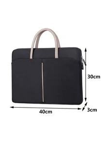 Bolsa resistente al agua para laptop compatible con Macbook - Negro - Ver 4