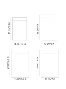 10 piezas Bolsa de burbujas unicolor