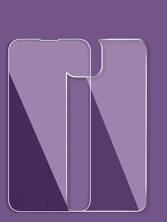 1 包正面 + 背面二合一钢化玻璃屏幕保护膜，适用于 Apple 14 6.1、13、13 Pro 6.1、15、15 Pro Max、16、16 Pro、16 Pro Max、17、17 Pro、17 Pro Max、Air