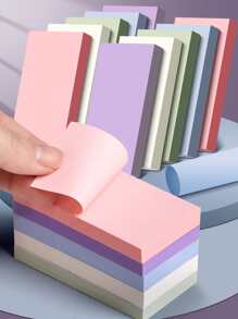 5pcs Solid Sticky Note Back To School