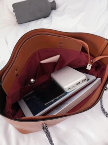 Túi Xách tay Nữ - màu nâu - Xem 7