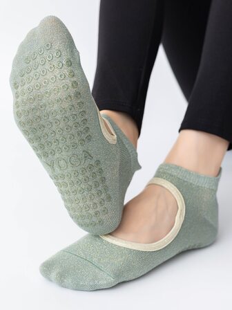 1pair Anti-slip Yoga Socks
