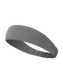 1pc Sweat-absorbent Outdoor Sports Hair Band - Grey - View 1