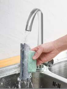 1pc Plastic Window Cleaning Brush, Multifunction Window Groove Cleaning Brush - Multicolor - View 4