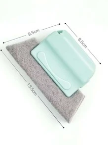 1pc Plastic Window Cleaning Brush, Multifunction Window Groove Cleaning Brush - Multicolor - View 5