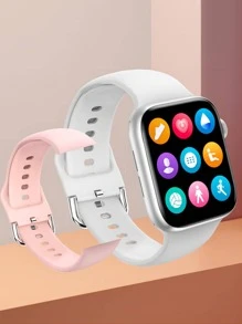 方形智能手錶帶錶帶 - 白色 - 查看 2