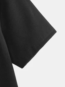 SHEIN Bộ hai mảnh Trai Túi Hoạt hình Giải trí - Nhiều màu - Xem 4