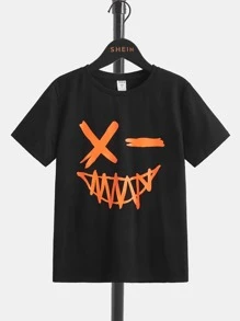 SHEIN Bộ hai mảnh Trai Túi Hoạt hình Giải trí - Nhiều màu - Xem 7