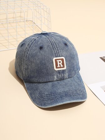 幼童字母刺繡棒球帽