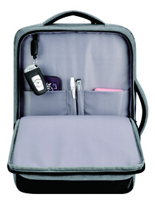 男士雙色USB充電端口電腦雙肩包 - 彩色 - 查看 7