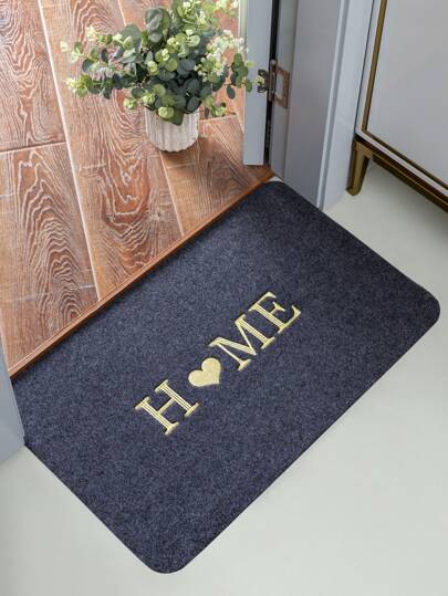 1入組字母設計門墊