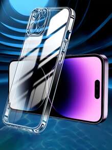 2入組鏡頭保護貼和 1入組透明手機殼和 2入組螢幕保護貼相容 iPhone 15/15Pro/15Plus/15Promax - 無色 - 查看 7