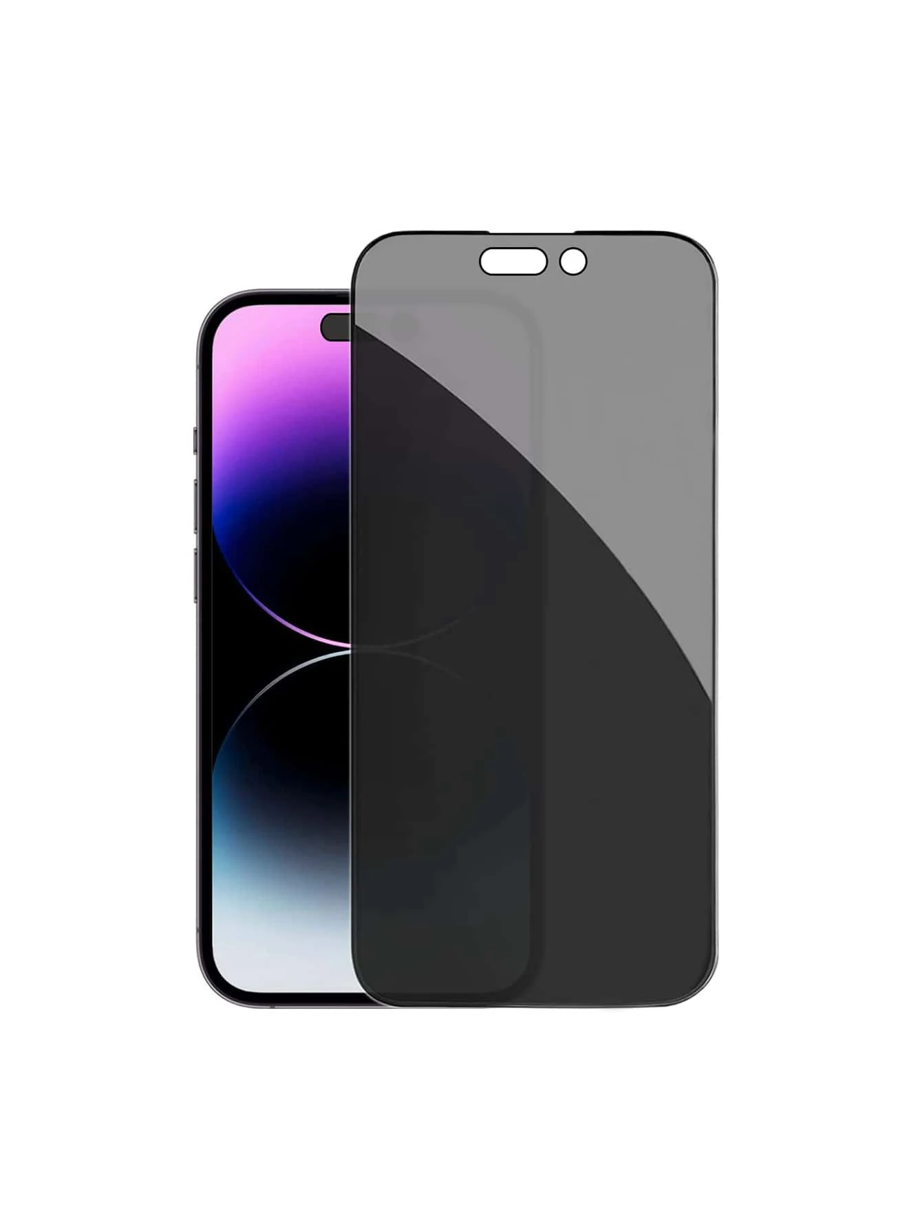 1 件防窥屏幕保护膜适用于 iPhone，私人屏幕保护膜适用于 iPhone 16/16 Plus/16 Pro/16 Pro Max/15/15Pro/15Plus/15Promax - 黑色 - 查看 1