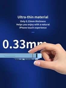 1 件防窥屏幕保护膜适用于 iPhone，私人屏幕保护膜适用于 iPhone 16/16 Plus/16 Pro/16 Pro Max/15/15Pro/15Plus/15Promax - 黑色 - 查看 7