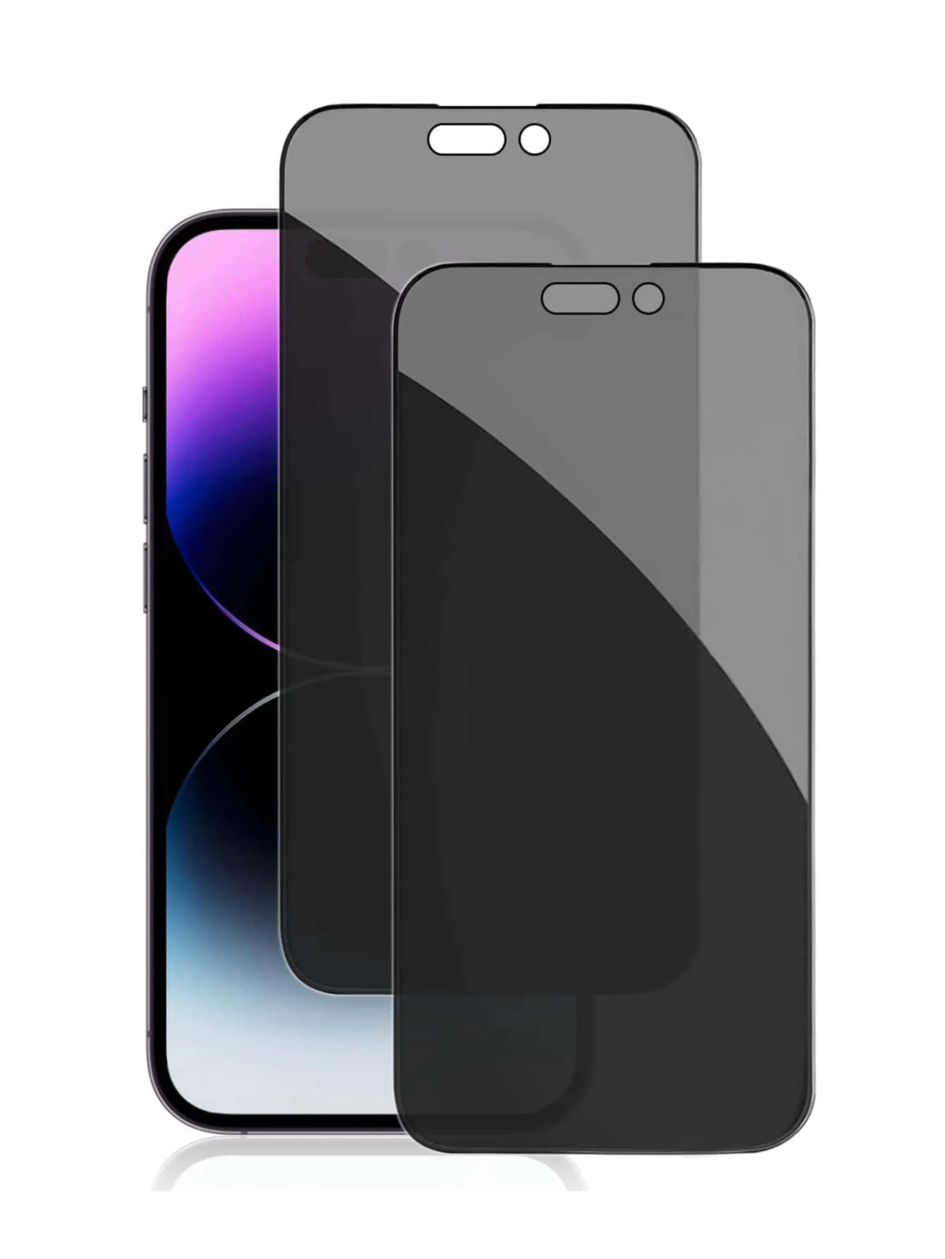 NEW'C 3 Pezzi, Pellicola Protettiva Privacy per iPhone 12, iPhone 12 Pro (6,1 Pollici), Angolo di Privacy 28 Gradi Migliorato, Durezza Ultra Resistente 9H, Senza Bolle