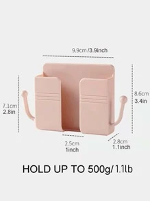 Giá sạc điện thoại treo tường 1 cái - trắng - Xem 2
