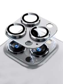 鋅合金鏡頭保護適用於iphone - 銀色 - 查看 1