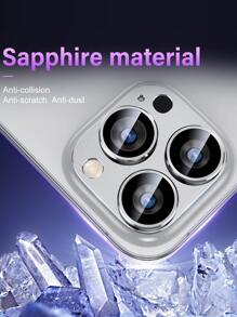 鋅合金鏡頭保護適用於iphone - 銀色 - 查看 7