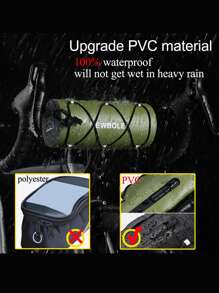 NEWBOLER Túi đựng xe đạp chống nước 1 x 2.5L - xanh quân đội - Xem 3