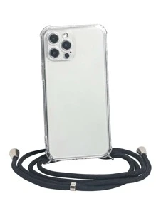 ốp lưng điện thoại trong suốt có dây buộc - Trong sáng - Xem 1