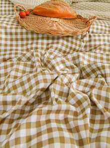 3 cái/bộ Bộ Vỏ Chăn Họa Tiết Kẻ Sọc (1 Vỏ Chăn, 2 Vỏ Gối), Bộ Chăn Ga Gối Polyester Cho Gia Đình - Nhiều màu - Xem 8