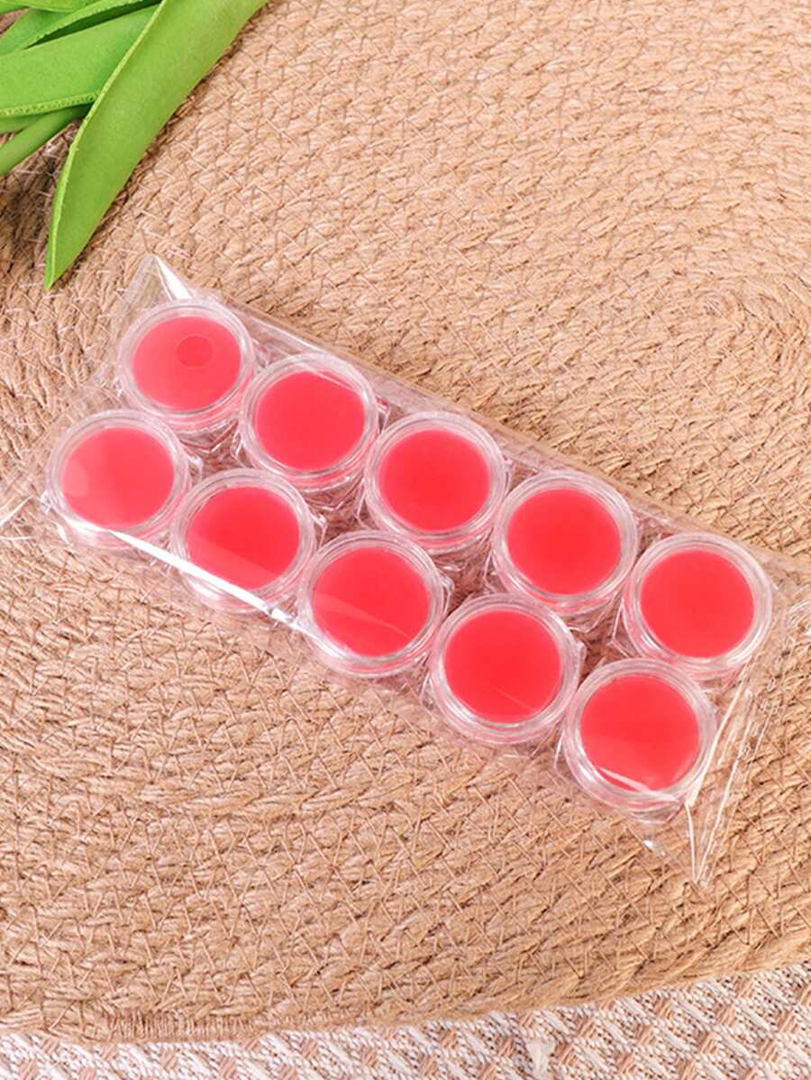10 piezas/set Herramienta de pintura diamante caucho minimalista para casa - Rojo - Ver 1
